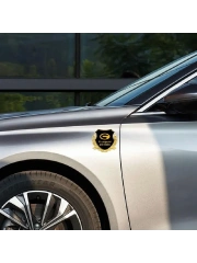 Металлическая эмблема на автомобиль "TRUMPCHI" самоклеящаяся